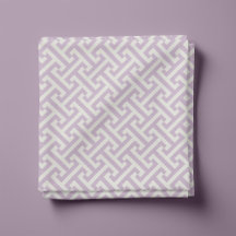 Motif Clé Grec Violet Lilas