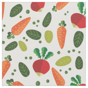Tissu Motif coloré de légumes