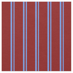 Tissu Motif Cornflower Blue et Maroon