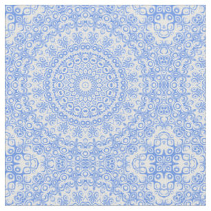Tissu Motif Cornflower Blue Mandala