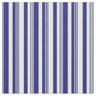 Tissu Motif couleur bleu et crème à la menthe de minuit