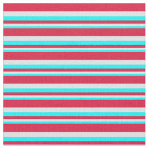 Tissu Motif couleur Cyan, Lavande et Crimson