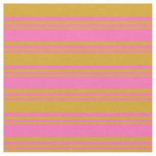 Tissu Motif couleur rose et or chaud
