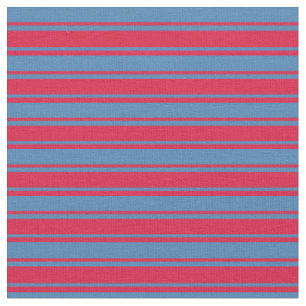 Tissu Motif Crimson et Blue Lines