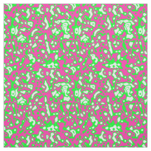 Tissu Motif d'abrégé sur rose et vert