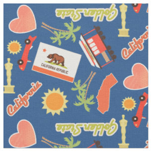 Tissu Motif d'amusement de la Californie