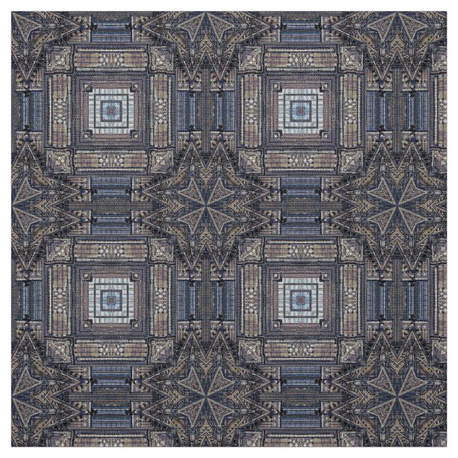 Tissu Motif d'architecture gothique (Échantillon)