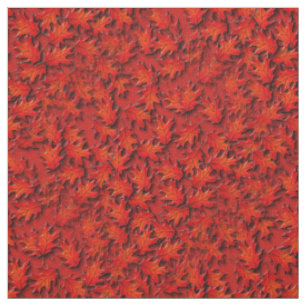 Tissu Motif d'art naturel Feuille chêne