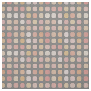 Tissu Motif d'art Pastel Orange Rose Carré