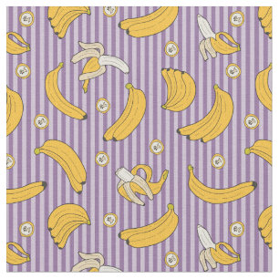 Tissu motif de banane