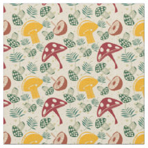 Motif de champignons du milieu du siècle