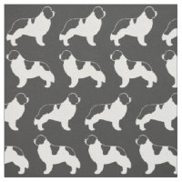 Motif de chien de Landseer Terre-Neuve