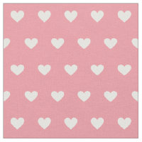 Motif de coeur blanc rose mignon