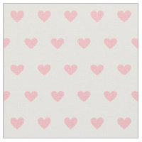 Motif de coeur rose mignon sur blanc