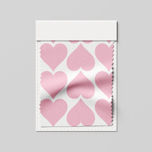Tissu Motif de cœurs roses, romantique, amour