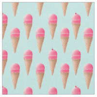 Motif de cône de crème glacée aux fraises roses, b