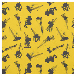 Tissu Motif de construction