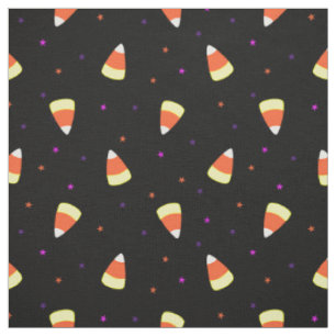 Tissu Motif de Corne de bonbons d'Halloween