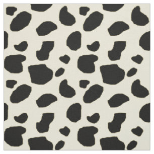 Tissu Motif de couleur de peau d'animal de vache 