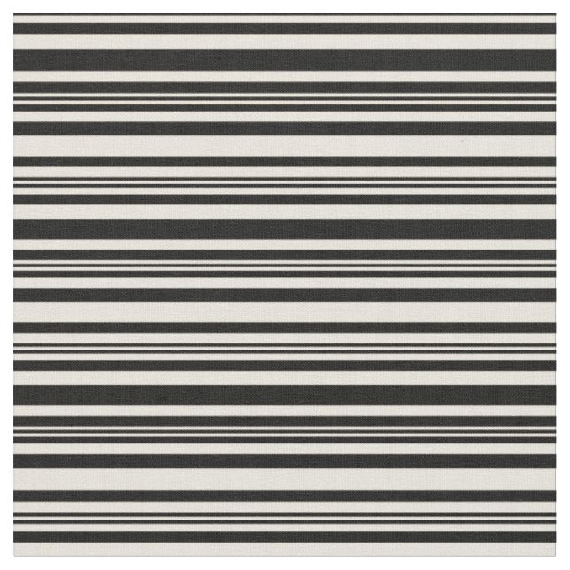 Tissu Motif de couleur noire et beige (Fermer)
