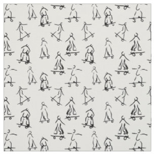 Tissu motif de croquis de sketch