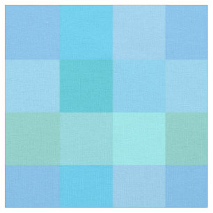 Tissu motif de damier bleu