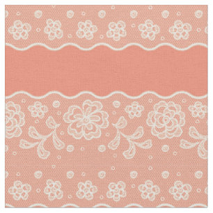 Tissu Motif de dentelle, cru 4 de fleur