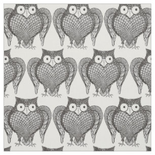 Tissu Motif de dessin de hibou