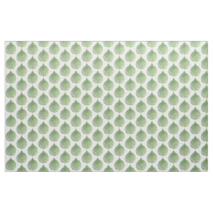Tissu Motif de feuille d'eucalyptus vert