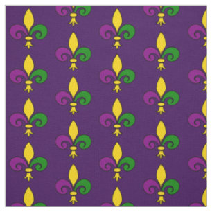 Tissu motif de fleur de lis sans pareille