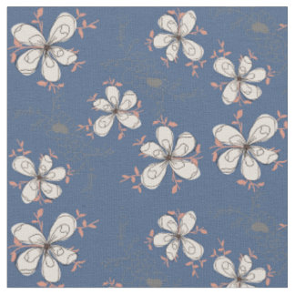 Tissu motif de fleurs