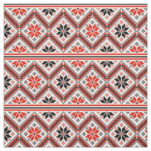 Tissu Motif de fleurs bulgare