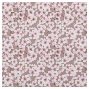 Tissu Motif de fleurs de cerisiers