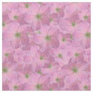 Tissu Motif de fleurs rose doux de jardin