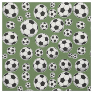 Tissu Motif de la balle de football supérieure de l'arb