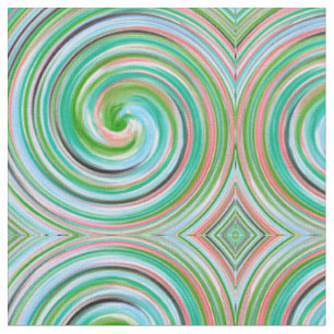 Tissu Motif de la spirale Abstraite