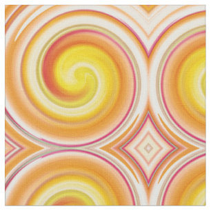 Tissu Motif de la spirale Abstraite #98