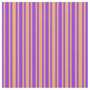 Tissu Motif de lignes/bandes violettes et Brown