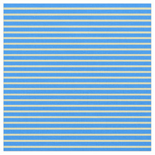 Tissu Motif de lignes de couleur bleue et bronzée