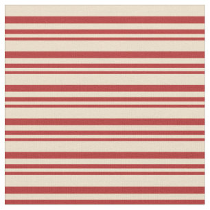 Tissu Motif de lignes de couleur rouge et brun