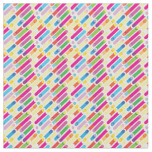 Tissu Motif de lignes diagonales arc-en-ciel tendance Ar