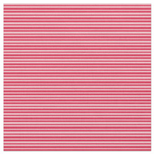 Tissu Motif de lignes et de bandes Crimson et rose
