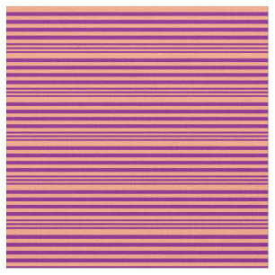 Tissu Motif de lignes/rayures Saumons violet et clair