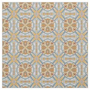 Tissu Motif de mosaïque géométrique Père Noël Fe