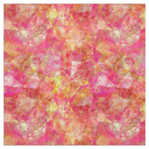 Tissu Motif de mosaïque moderne en polygone de Cool fun