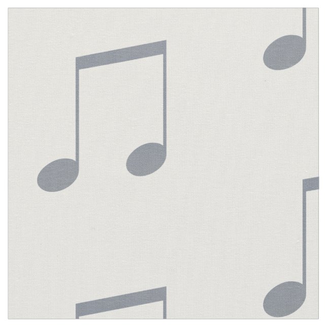 Tissu Motif de note musicale (Fermer)