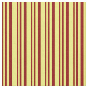 Tissu Motif de nuances rouge foncé et jaune