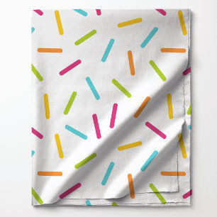 Tissu Motif de paillettes de bonbons colorés Fête lumine