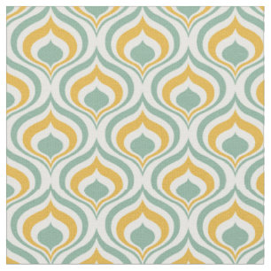 Tissu motif de papier peint des années 70