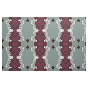 Tissu Motif de personnage d'art numérique